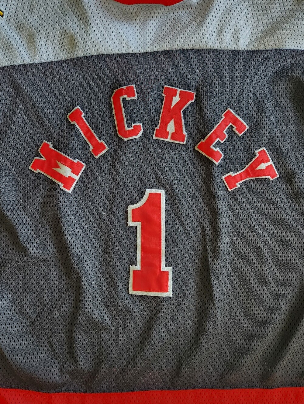 🐭 Vintage Disney Mickey Mouse Hockey Jersey by GENUS - Picture 8 of 11